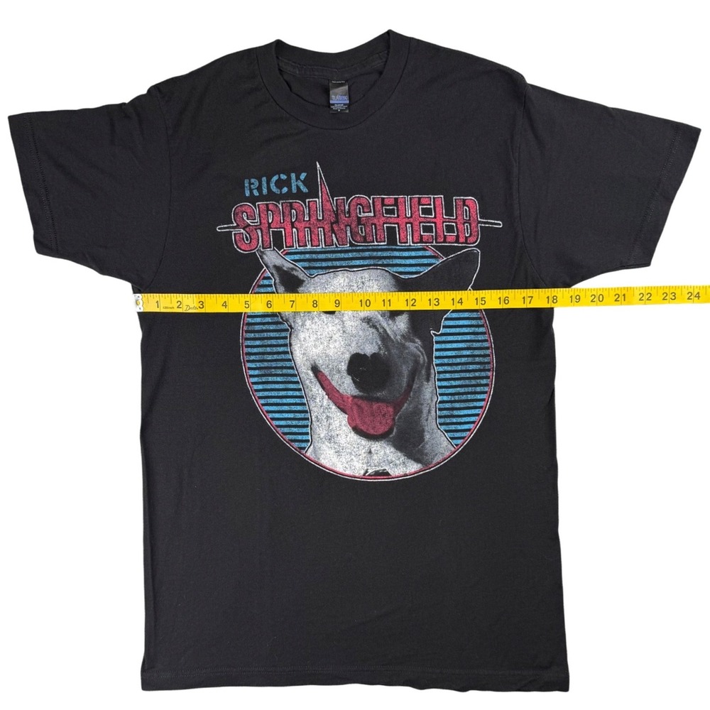 Rick Springfield Jessie Dog Graphic Band T Shirt Black Tultex Medium - Picture 7 of 8